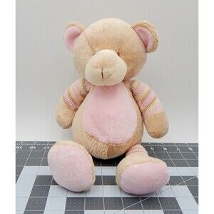 Maison Chic Teddy Bear Plush Stuffed Animal Knitted Arms Legs 14 Inch